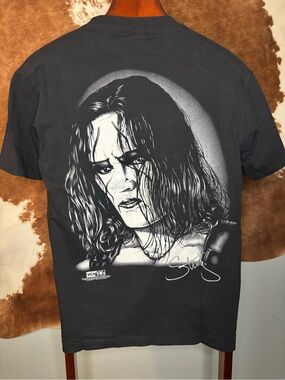 Vintage 1998 WCW Sting Crow Pocket T-Shirt Black Men’s Medium NWO Wrestling